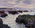 The Rocks bei Pourville Ebbe Claude Monet